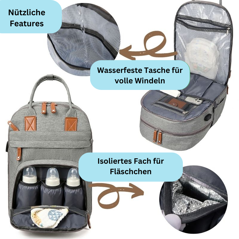 All in one Wickelrucksack "Alpaka"